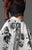 Clarisse Prom - 3579 Long Sleeve Lace and Floral Evening Gown in Black and White