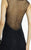Alyce Paris B'Dazzle - 35794 Scalloped V Neck Lace Long Dress in Black
