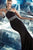 Alyce Paris B'Dazzle - 35801 Jeweled Halter Jersey Sheath Dress in Black and Silver