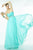 Alyce Paris - Jeweled Waistband Strapless Ruched Sweetheart Bodice Long Gown 35811 In Green