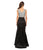 Adrianna Papell - Two-Piece V-Neck Dress 91921660 in White and Black