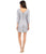 Adrianna Papell - 41915770 Lace Quarter Sleeve Dress in Gray