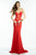 Alyce Paris B'Dazzle - 35822 Dress in Red Nude