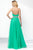 Alyce Paris - 35829 Beaded Pleated Sweetheart Chiffon Dress In Green