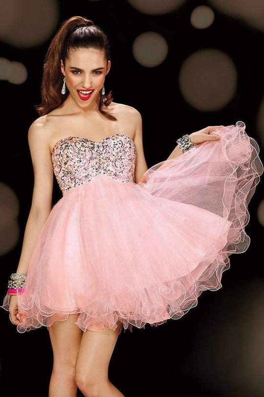 Alyce Paris Homecoming - 3594 Dress in Misty Pink