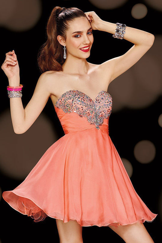 Alyce Paris Homecoming - 3597 Dress in Coral