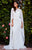 Tadashi Shoji - Embroidered Sheath Dress With Sheer Overlay In White