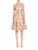 Aidan Mattox - 54471920 Floral Metallic Jacquard Dress in Pink and Gold