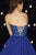 Alyce Paris Homecoming - 3613 Dress in Sapphire Nude-Blue