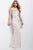 36205 Embellished Halter Sheath Dress