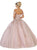 May Queen - LK129 Embellished Sweetheart Ballgown in Purple