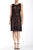 Adrianna Papell - 41900800 Lace Jewel A-line Dress in Pink
