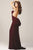 22696 Sleeveless Halter Neck Crepe Fitted Dress