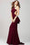 22696 Sleeveless Halter Neck Crepe Fitted Dress