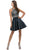 Dancing Queen - 9663 Rhinestone Embellished Bodice Homecoming Dress