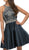 Dancing Queen - 9663 Rhinestone Embellished Bodice Homecoming Dress