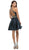 Dancing Queen - 9663 Rhinestone Embellished Bodice Homecoming Dress