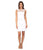 Adrianna Papell - 12260810 Sleeveless Peplum Sheath Dress in White