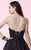 Alyce Paris  - 3658 Beaded Strapless Ruched Cocktail Dress in Black