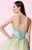 Alyce Paris - 3659 Strapless Bejeweled Corset Bodice A-Line Dress In Blue and Neutral
