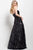 36610 Sequined Sweetheart A-line Dress