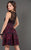 1557 Embellished Illusion Jewel A-line Dress