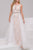 36805 Lace Illusion Overskirt Gown