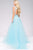 36805 Lace Illusion Overskirt Gown
