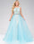 36805 Lace Illusion Overskirt Gown