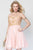 Alyce Paris  - 3680 Embellished Chiffon A-line Dress in Pink