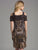 Lara Dresses - Voguish Gilded Cocktail Dress 33257 in Blue and Gold