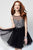 Alyce Paris - 3684 Short Dress In Black-Silver