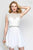 Alyce Paris - 3687 Short Dress In Diamond White