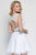 Alyce Paris - 3687 Short Dress In Diamond White