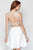 Alyce Paris - 3691 Two Piece Embellished Illusion Bateau A-line Dress In White