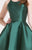 Alyce Paris - 3703 Strappy Fitted Halter Cocktail Dress in Green