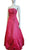 Strapless Beaded Underlay A-Line Gown