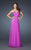 La Femme - 18899 Sparkling Strapless Sweetheart Evening Gown In Purple