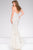 Crystal Embellished Strapless Lace Prom Dress 37334