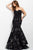 37502 Embroidered Sweetheart Trumpet Dress