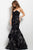 37502 Embroidered Sweetheart Trumpet Dress