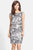 Adrianna Papell - 41900150 Sequin Blouson Sheath Dress in Pink and