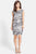 Adrianna Papell - 41900150 Sequin Blouson Sheath Dress in Pink and