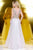 Shail K - Embroidered and Beaded Illusion Jewel Neck Tulle A-line Dress 4065  In White