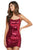 Sherri Hill - 53238 Sequin Embellished Short Dress In Pink