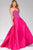 38678 Strapless Embellished Bodice Ballgown