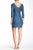 Adrianna Papell - Scalloped Lace Dress 41864782 in Blue
