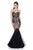 Terani Couture - Strapless Sweetheart Ornate Mermaid Gown 1611E0195A In Black and Neutral