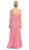 May Queen - Strapless Shirred Sweetheart Chiffon Evening Dress