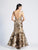 Dave & Johnny - 3931 Printed Off-Shoulder Dress With Strappy Back In Print